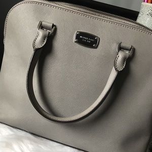 Gray Micheal Kors Purse